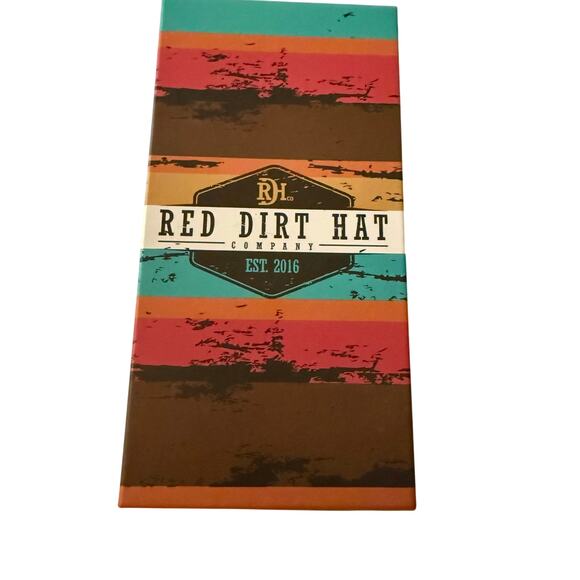 Red Dirt Hat Company Southwest Leather Rodeo Wallet, NWT - Picture 6 of 9